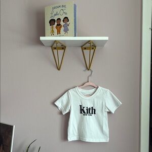 Kith Kids White Tee with Logo